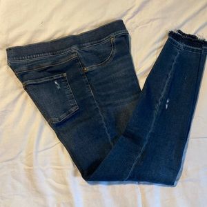 Spanx dark wash jean